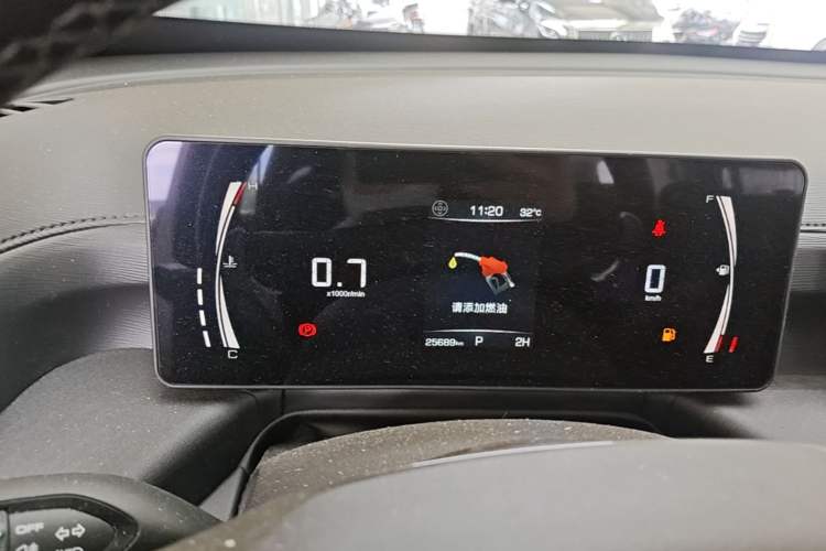 Used Haval H5 2023 2.0T Automatic All-Wheel Drive LinkedIn Gasoline Odometer Close Up