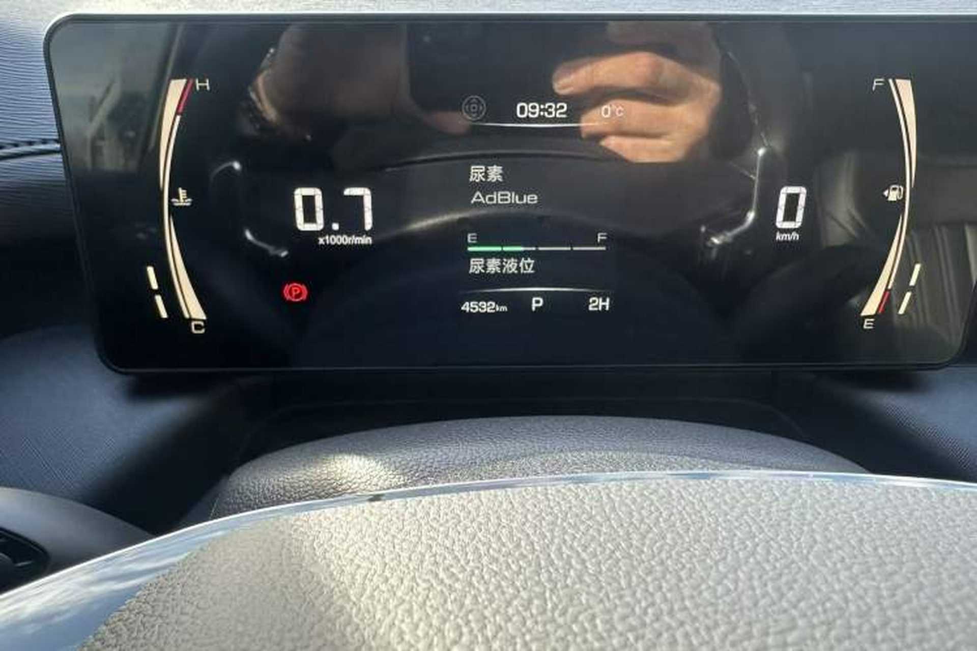 Used Haval H5 2025 2.0T Automatic All-Wheel Drive Navigation Version Diesel Odometer Close Up