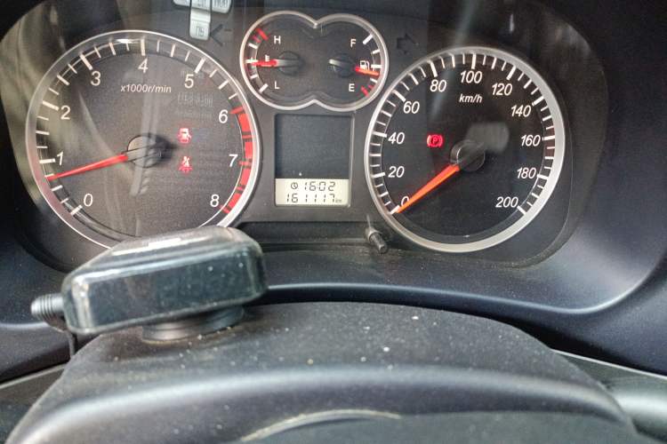 Used Haval H5 Classic 2012 European-style Edition 2.4L Four-Wheel Drive Comfort Model Odometer Close Up