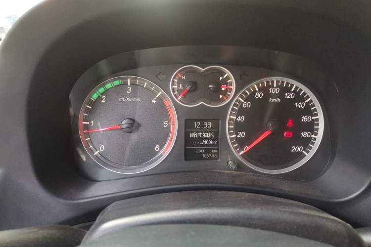 Used Haval H5 Classic 2013 ZhiZun Edition Green Silence 2.0T Manual 4x4 Progressive Model Odometer Close Up