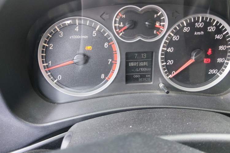 Used Haval H5 Classic 2013 Zhizun Edition 2.0T Manual Two-Wheel Drive Entry-Level Model Odometer Close Up