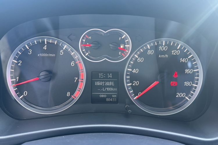 Used Haval H5 Classic 2015 2.0T Manual 4x4 Elite Edition Odometer Close Up