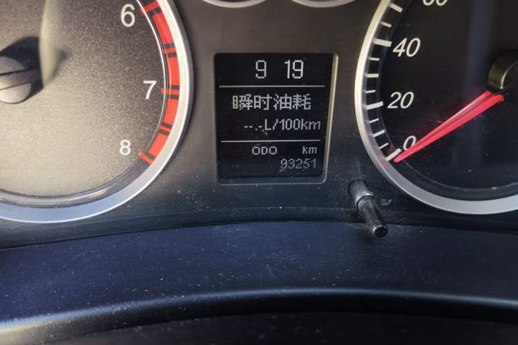 Used Haval H5 Classic 2015 2.0T Manual 4x4 Elite Edition Odometer Close Up