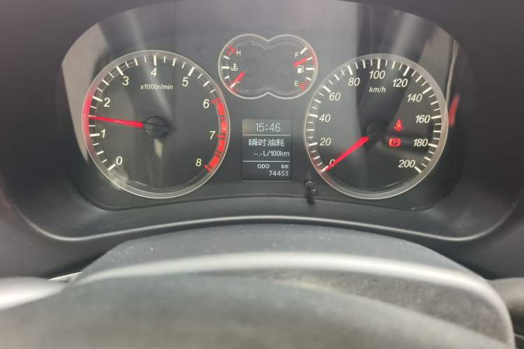 Used Haval H5 Classic 2015 2.0T Manual 4x4 Prestige Version Odometer Close Up