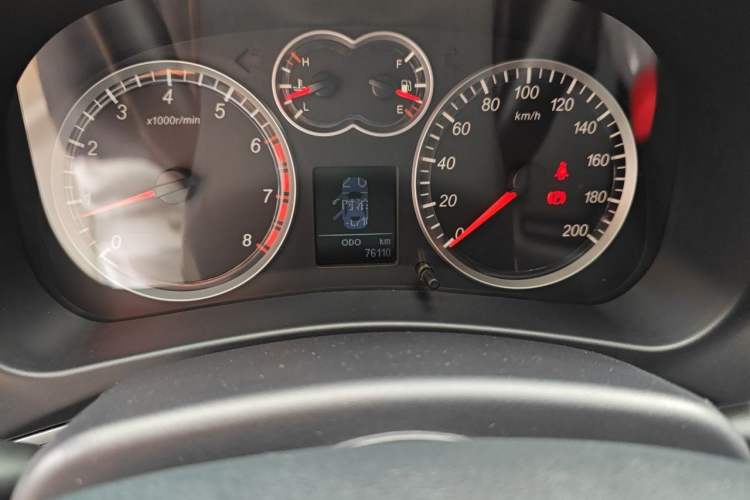 Used Haval H5 Classic 2015 2.0T Manual 4x4 Prestige Version Odometer Close Up