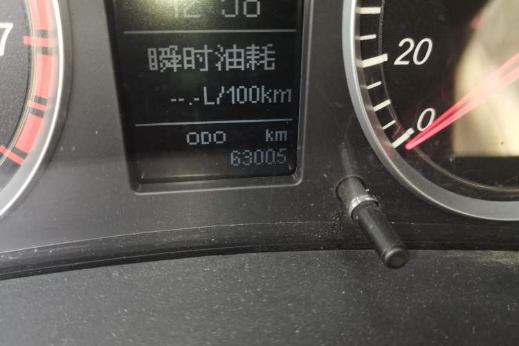 Used Haval H5 Classic 2015 2.0T Manual 4x4 Advanced Trim Odometer Close Up