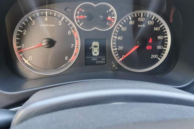 Used Haval H5 Classic 2015 2.0T Manual 4x4 Prestige Version Odometer Close Up