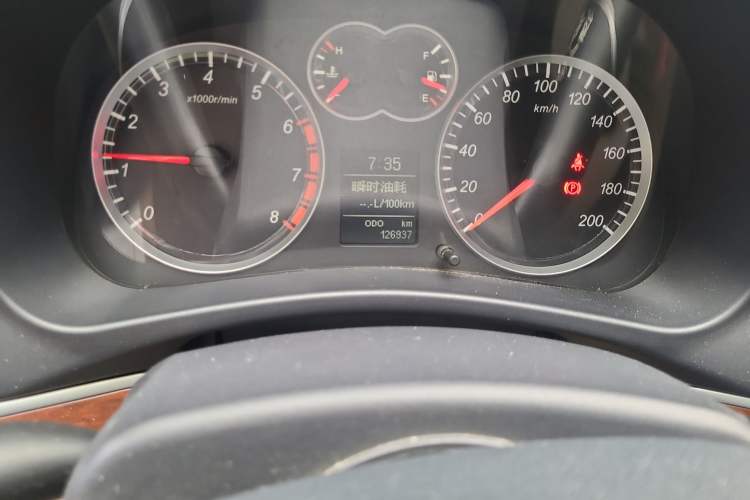 Used Haval H5 Classic 2015 2.0T Manual 4x4 Prestige Version Odometer Close Up