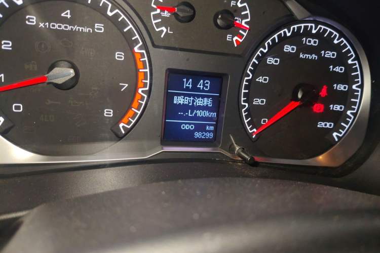 Used Haval H5 Classic 2016 Classic Edition 2.0T Manual 4x4 Elite Model Odometer Close Up