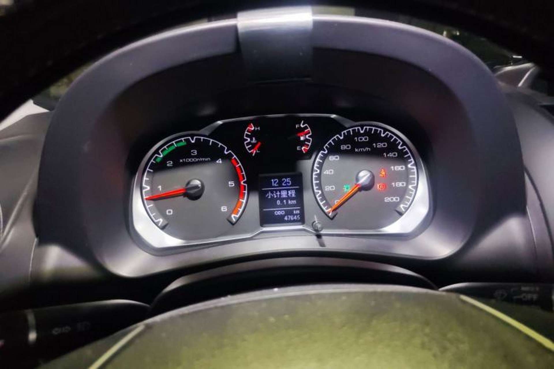 Used Haval H5 Classic 2018 Classic Edition 2.0T Diesel Manual 4x4 Prestige Model Instrument Cluster