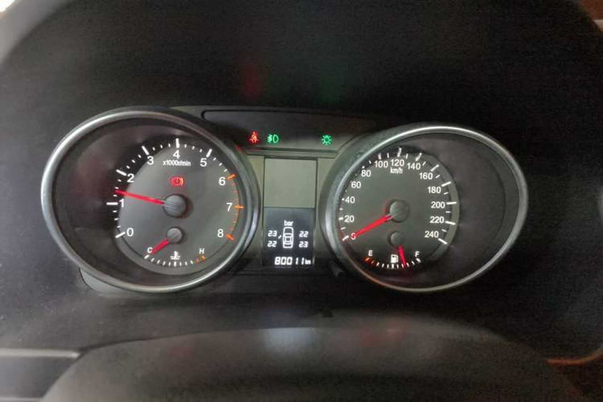 Used Haval H6 2011 2.0L Manual Two-Wheel Drive Elite Version Odometer Close Up