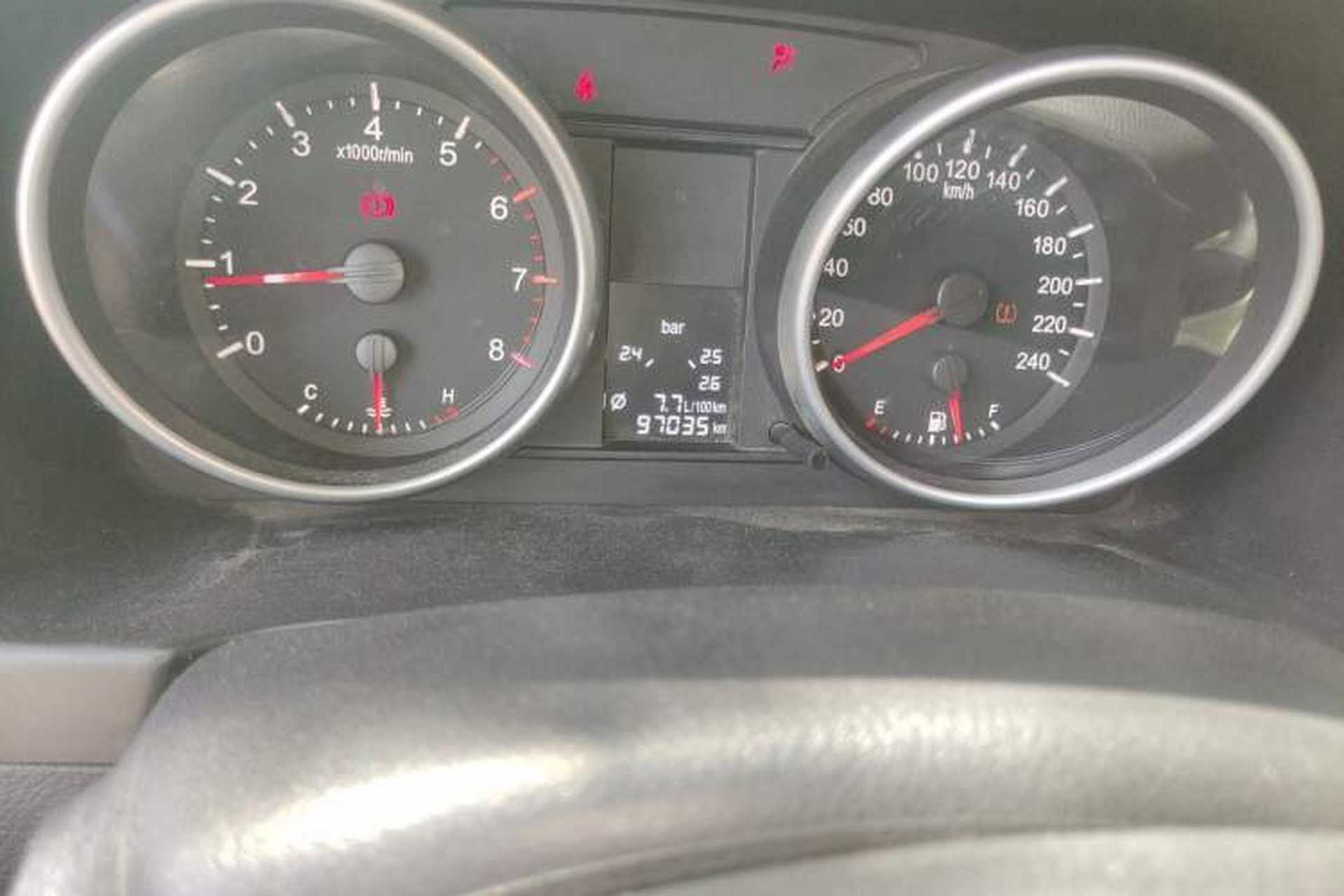 Used Haval H6 2012 1.5T Manual Two-Wheel Drive Prestige Version Odometer Close Up