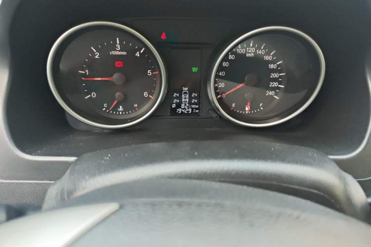 Used Haval H6 2012 Green Silence 2.0T Manual 4x4 Prestige Model Odometer Close Up