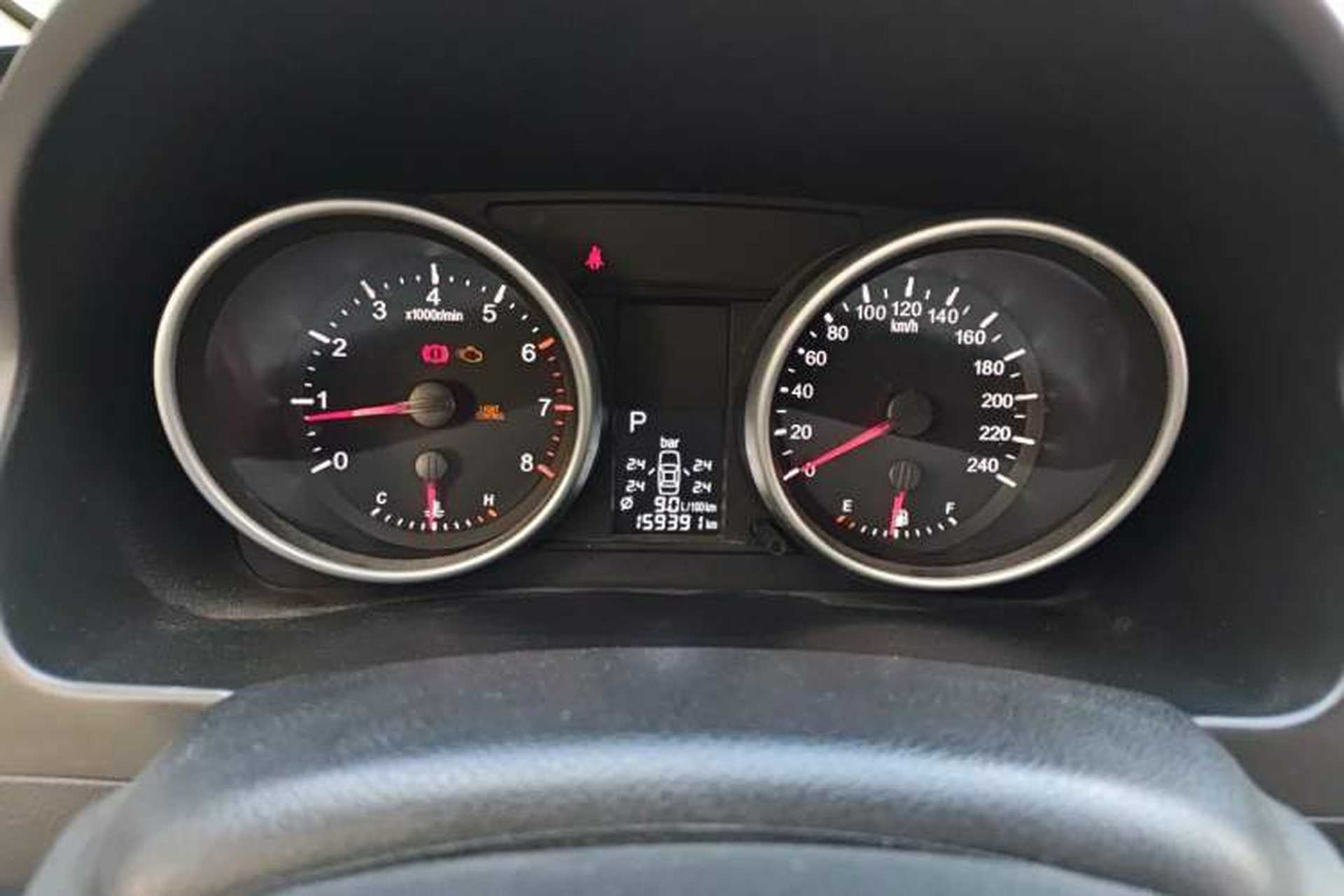 Used Haval H6 2012 2.4L Automatic Two-Wheel Drive Elite Version Odometer Close Up