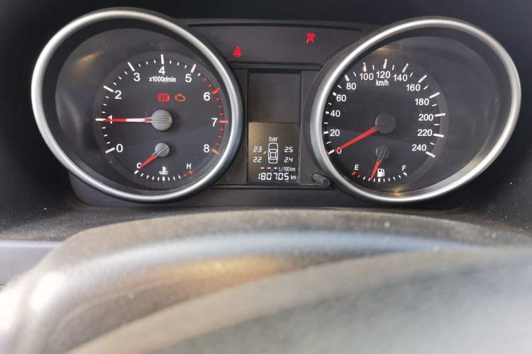 Used Haval H6 2012 1.5T Manual Two-Wheel Drive Prestige Version Odometer Close Up