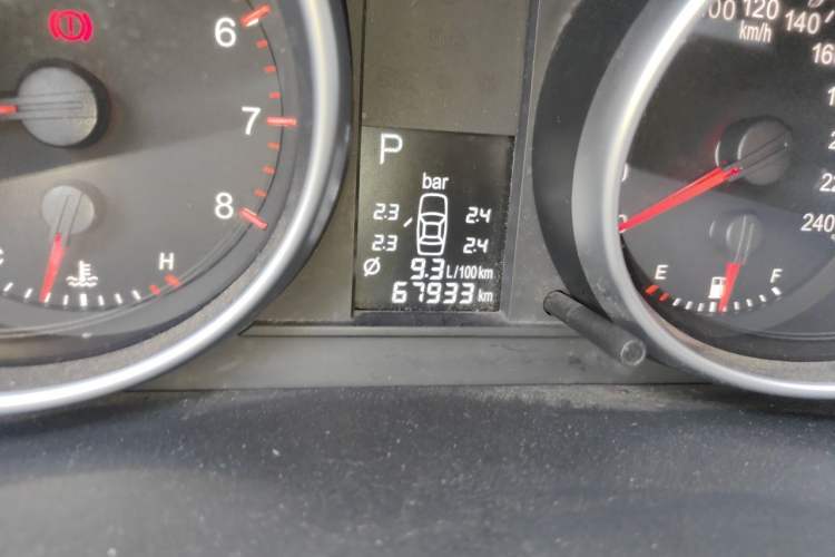 Used Haval H6 2012 2.4L Automatic Two-Wheel Drive Elite Version Odometer Close Up