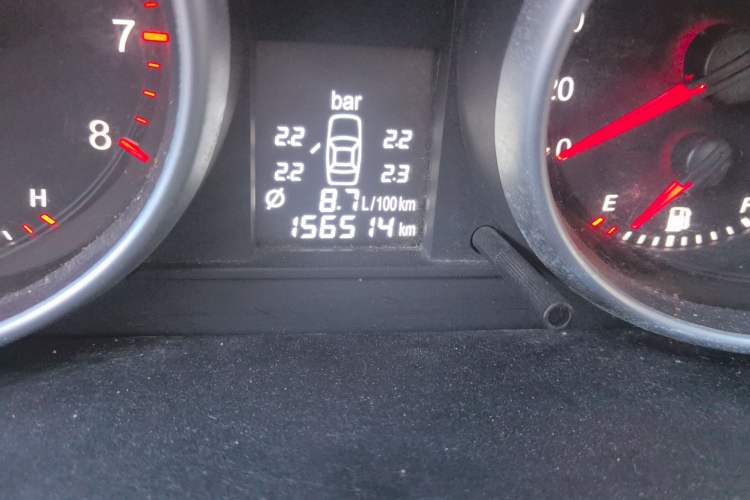 Used Haval H6 2012 1.5T Manual Two-Wheel Drive Urban Version Odometer Close Up