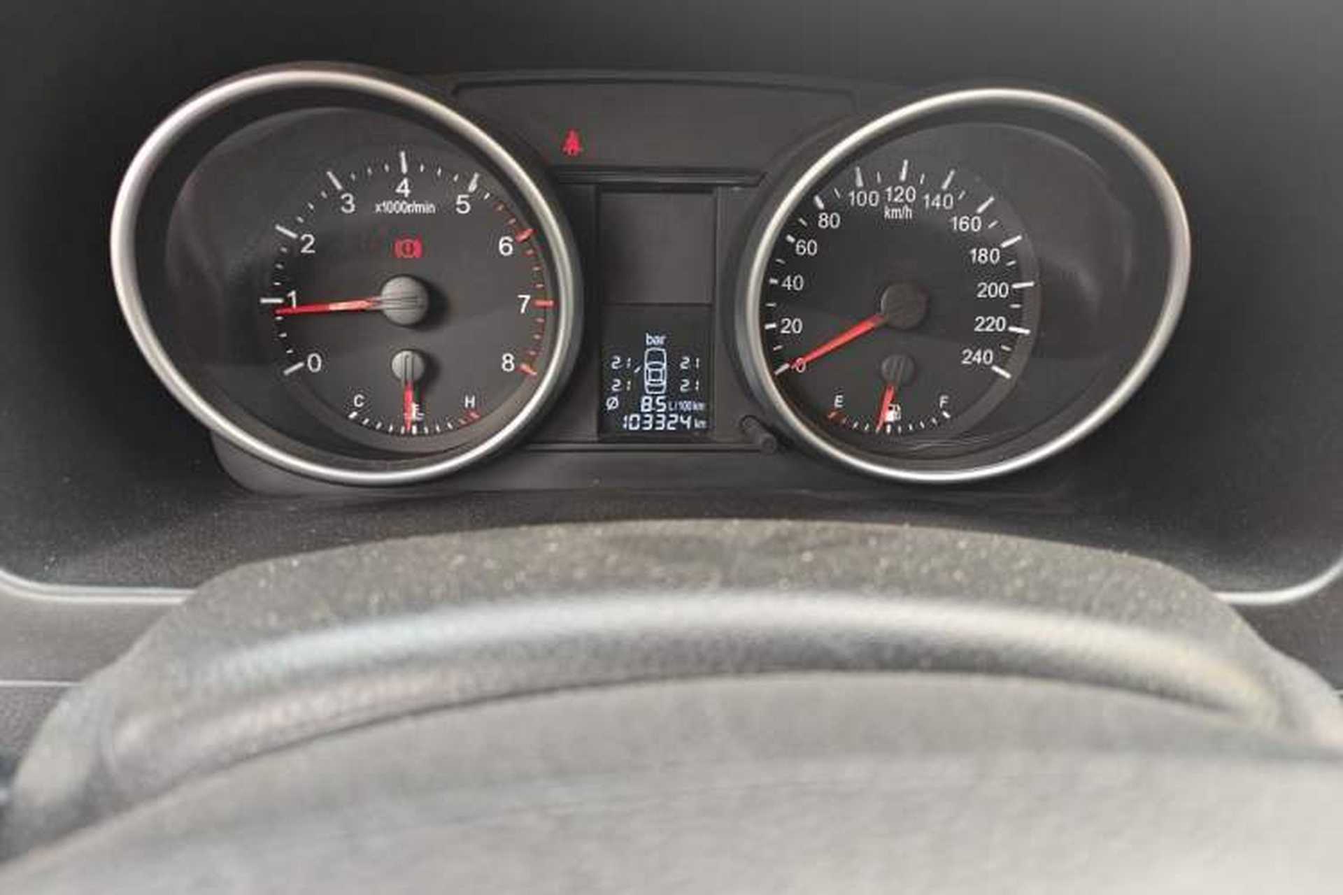 Used Haval H6 2012 1.5T Manual Two-Wheel Drive Prestige Version Odometer Close Up