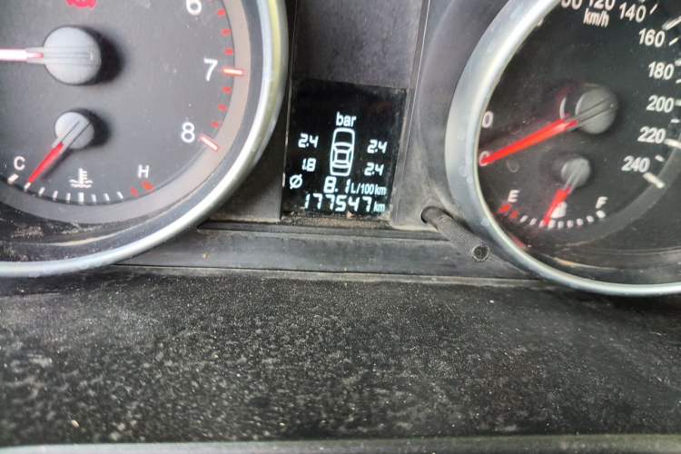 Used Haval H6 2012 1.5T Manual Two-Wheel Drive Urban Version Odometer Close Up