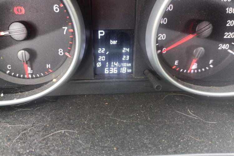 Used Haval H6 2012 2.4L Automatic Two-Wheel Drive Elite Version Odometer Close Up