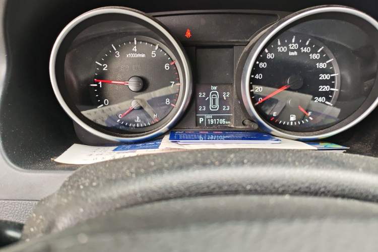 Used Haval H6 2013 Upgraded Model 2.4L Automatic Two-Wheel Drive Elite Version Odometer Close Up