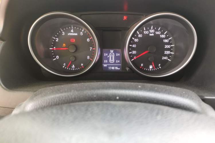 Used Haval H6 2013 Sport Edition 1.5T Manual Two-Wheel Drive Urban Model Odometer Close Up