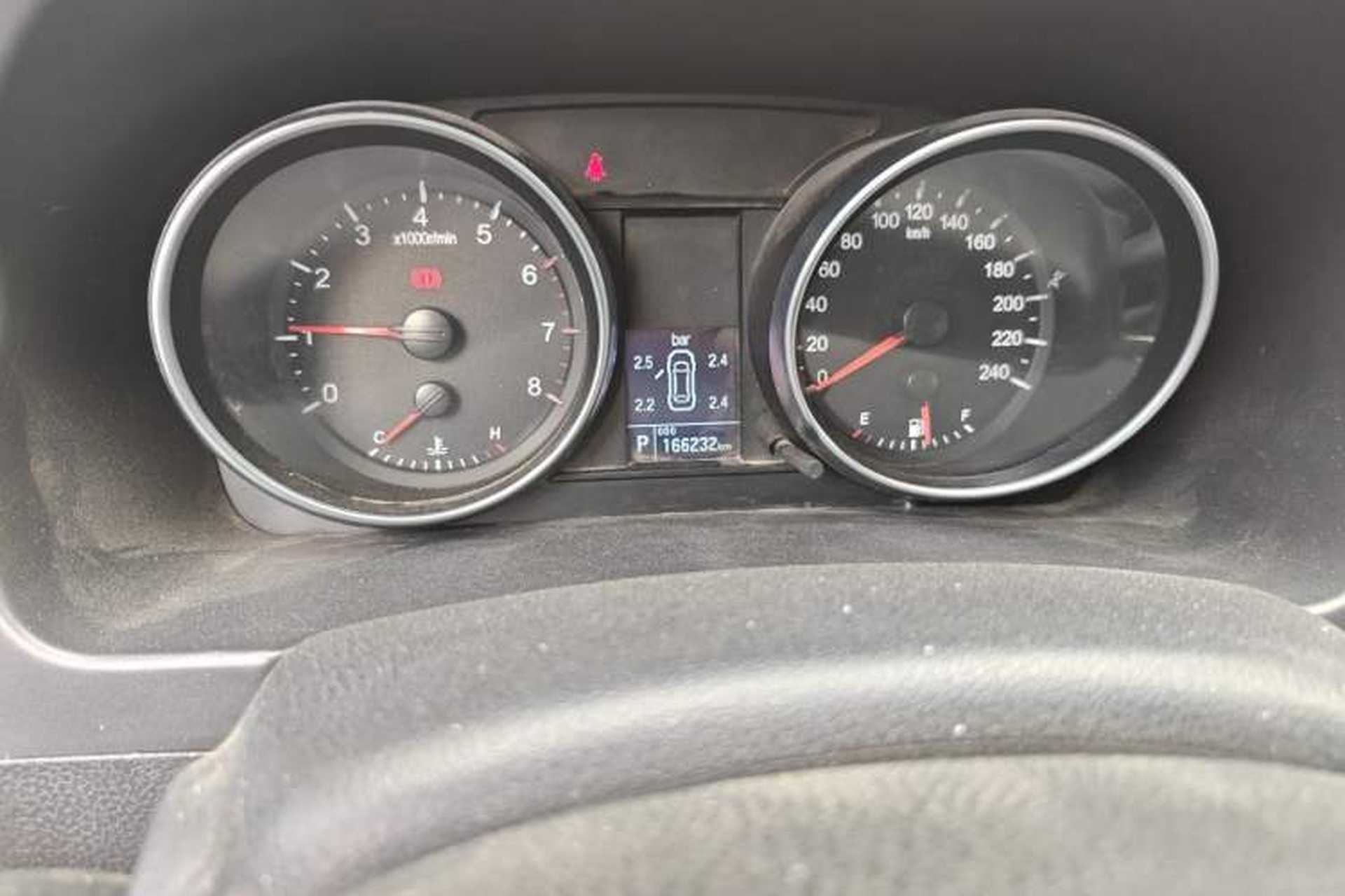 Used Haval H6 2013 Upgraded Model 2.4L Automatic Two-Wheel Drive Elite Version Odometer Close Up