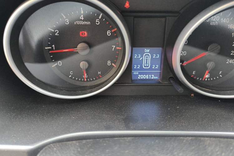 Used Haval H6 2013 Sports Edition 1.5T Manual Two-Wheel Drive Elite Model Odometer Close Up