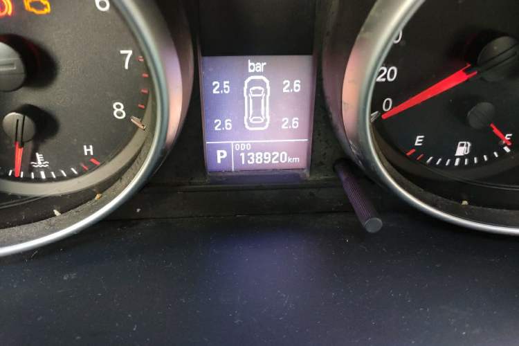 Used Haval H6 2013 Upgraded Model 2.4L Automatic Two-Wheel Drive Elite Version Odometer Close Up