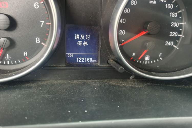 Used Haval H6 2013 Upgraded Model 1.5T Manual Two-Wheel Drive Elite Version Odometer Close Up