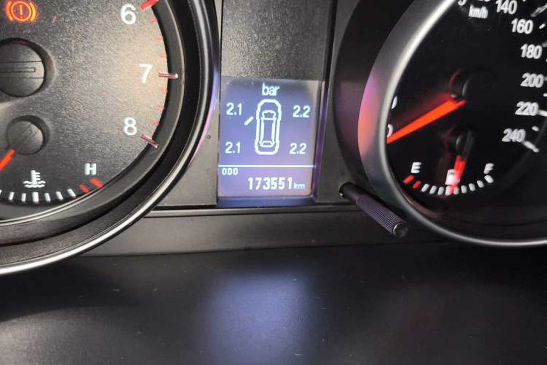 Used Haval H6 2013 Sport Edition 1.5T Manual Two-Wheel Drive Prestige Model Odometer Close Up