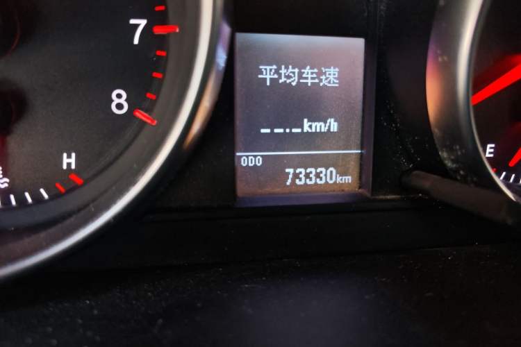 Used Haval H6 2013 Upgraded Model 1.5T Manual Two-Wheel Drive Elite Version Odometer Close Up