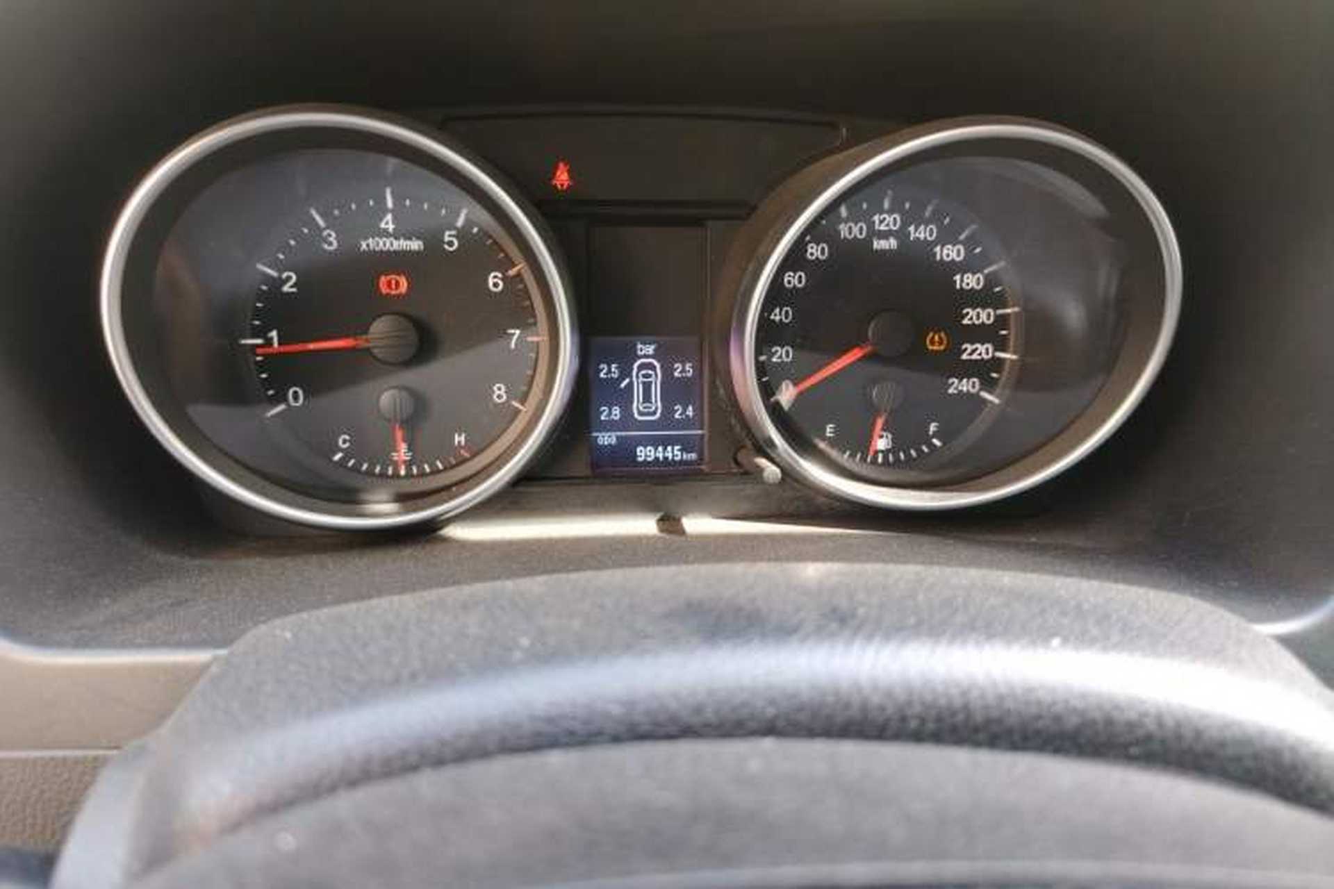 Used Haval H6 2013 Upgraded Model 1.5T Manual Two-Wheel Drive Elite Version Odometer Close Up