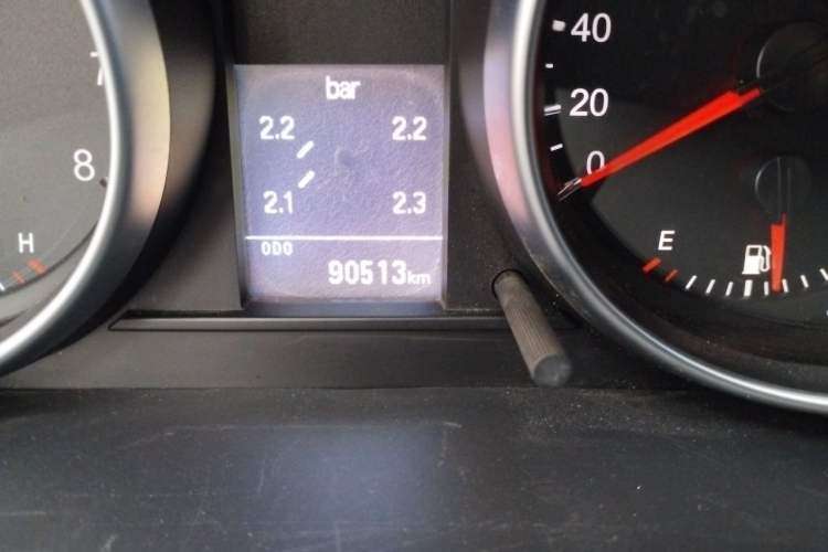 Used Haval H6 2013 Upgraded Model 1.5T Manual Two-Wheel Drive Elite Version Odometer Close Up