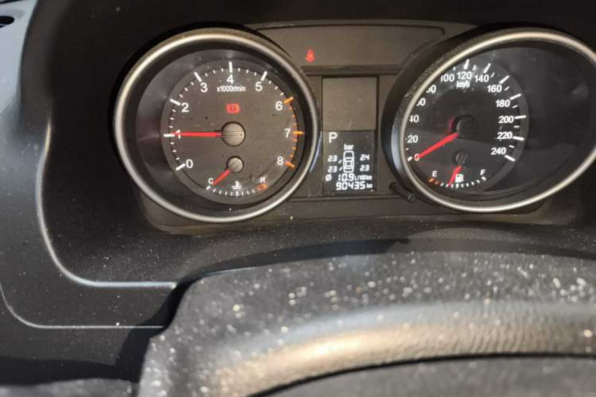Used Haval H6 2013 Upgraded Model 2.4L Automatic Two-Wheel Drive Elite Version Odometer Close Up