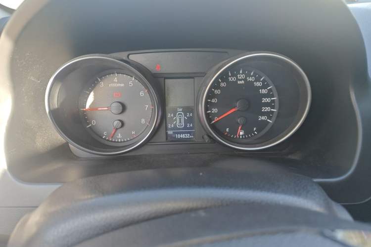 Used Haval H6 2013 Upgraded Model 1.5T Manual 4x4 Elite Version Odometer Close Up