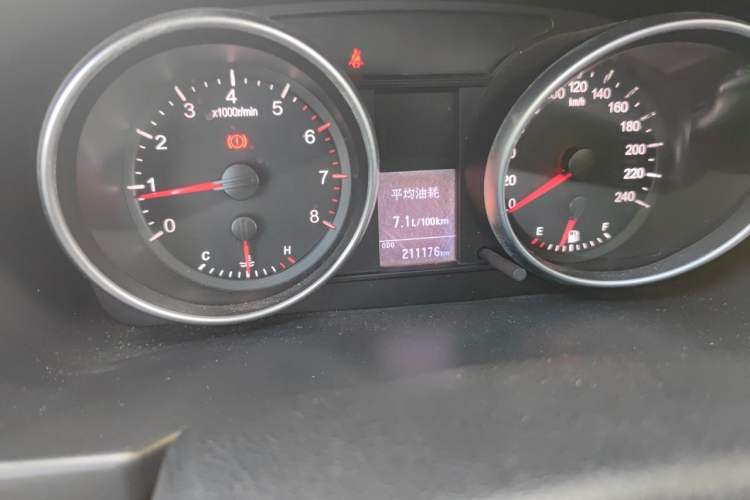 Used Haval H6 2014 Sport Version 1.5T Manual Two-Wheel Drive Elite Edition Odometer Close Up