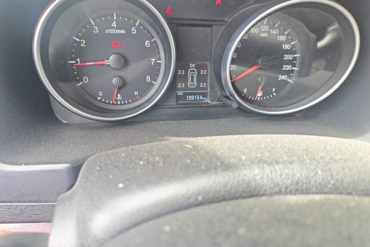Used Haval H6 2014 Sport Version 1.5T Manual Two-Wheel Drive Elite Edition Odometer Close Up
