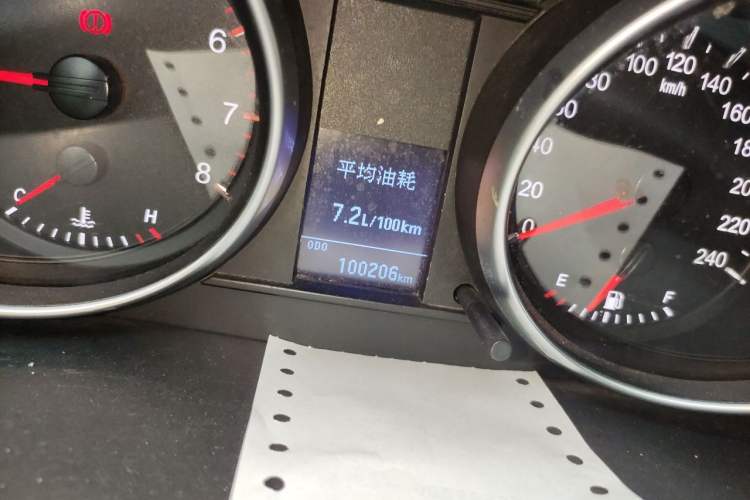 Used Haval H6 2014 Sport Version 1.5T Manual Two-Wheel Drive Elite Edition Odometer Close Up
