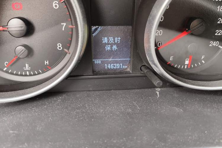 Used Haval H6 2014 Sport Version 1.5T Manual Two-Wheel Drive Elite Edition Odometer Close Up