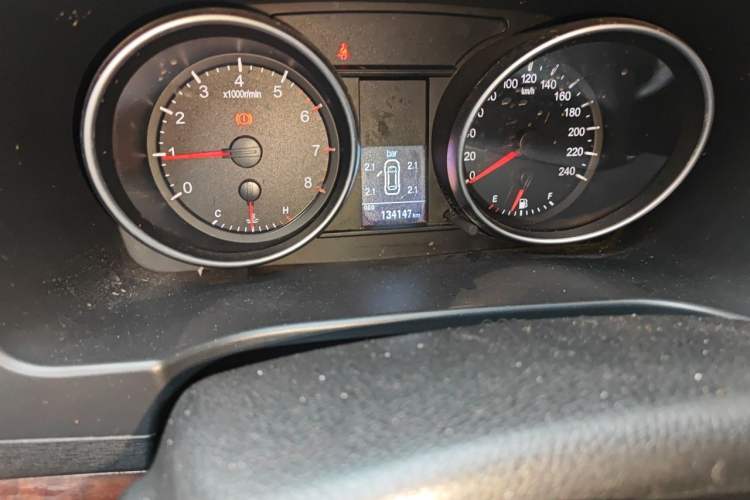 Used Haval H6 2014 Sport Version 1.5T Manual Two-Wheel Drive Elite Edition Odometer Close Up