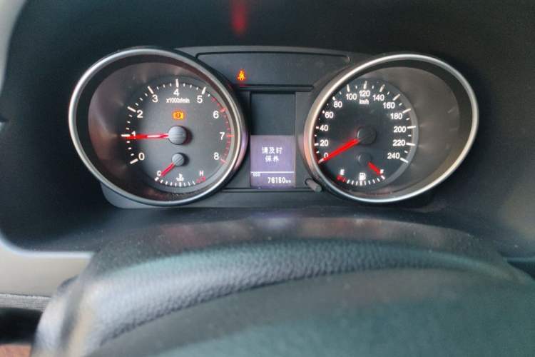 Used Haval H6 2014 Sport Version 1.5T Manual Two-Wheel Drive Elite Edition Odometer Close Up