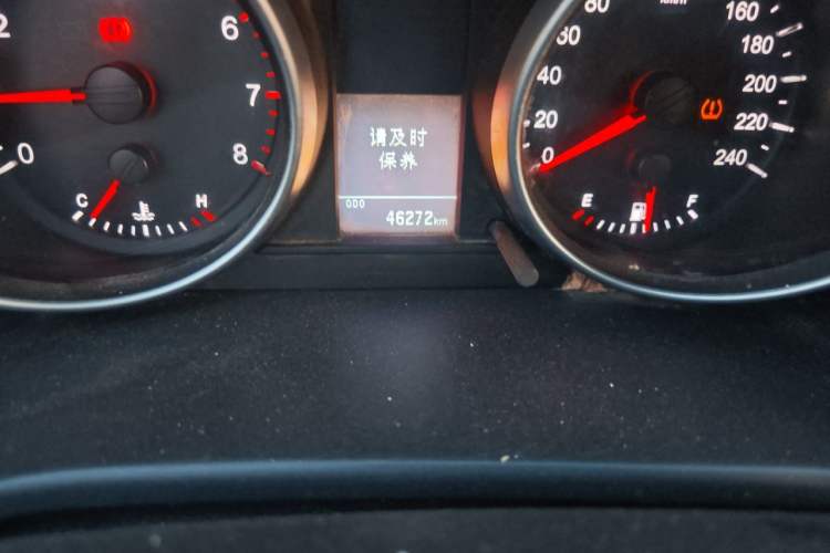 Used Haval H6 2014 Sport Version 1.5T Manual Two-Wheel Drive Elite Edition Odometer Close Up