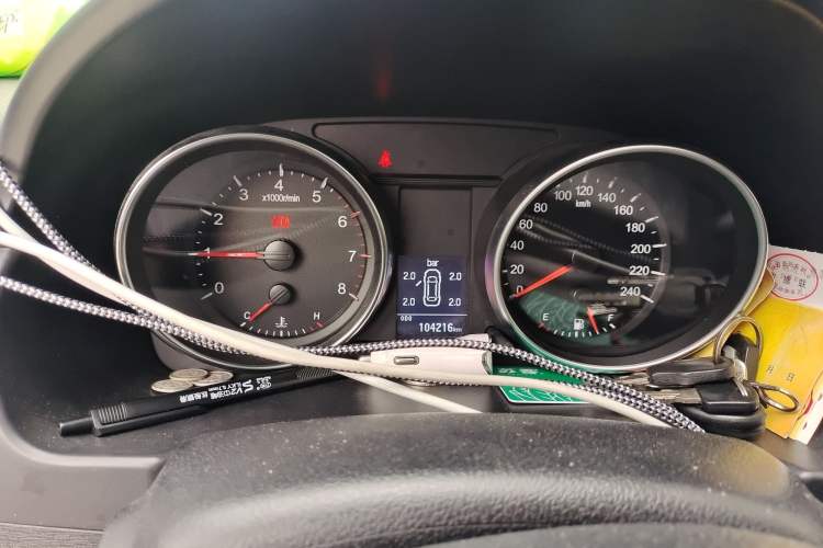 Used Haval H6 2014 Sport Version 1.5T Manual Two-Wheel Drive Elite Edition Odometer Close Up