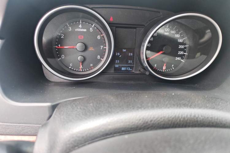 Used Haval H6 2014 Sport Version 1.5T Manual Two-Wheel Drive Elite Edition Odometer Close Up