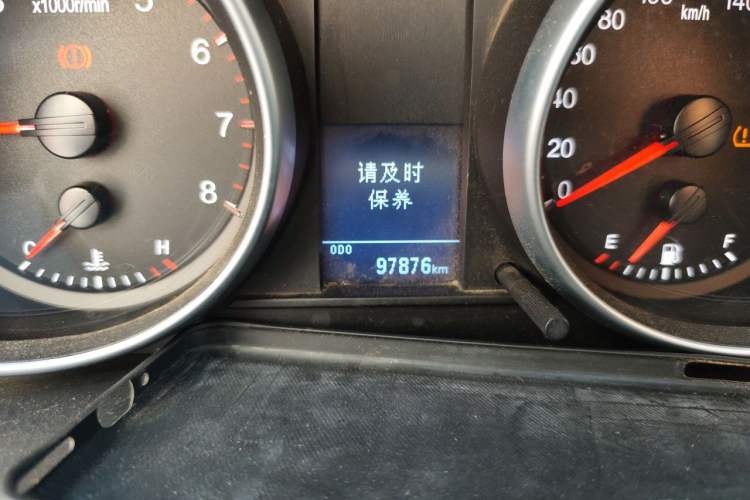 Used Haval H6 2014 Sport Version 1.5T Manual Two-Wheel Drive Elite Edition Odometer Close Up