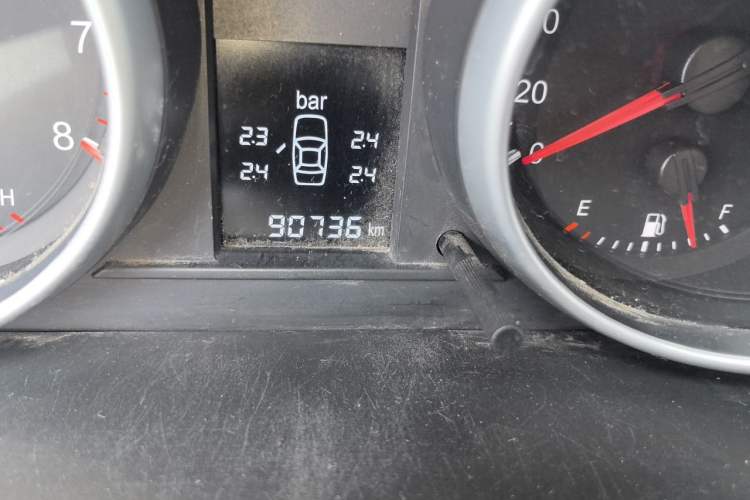 Used Haval H6 2014 Upgraded Model 1.5T Manual Two-Wheel Drive Elite Version Odometer Close Up