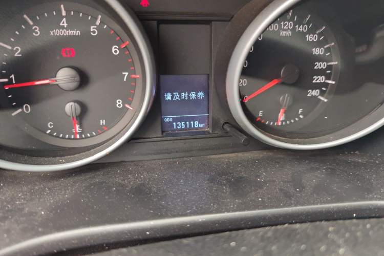 Used Haval H6 2014 Sport Version 1.5T Manual Two-Wheel Drive Elite Edition Odometer Close Up