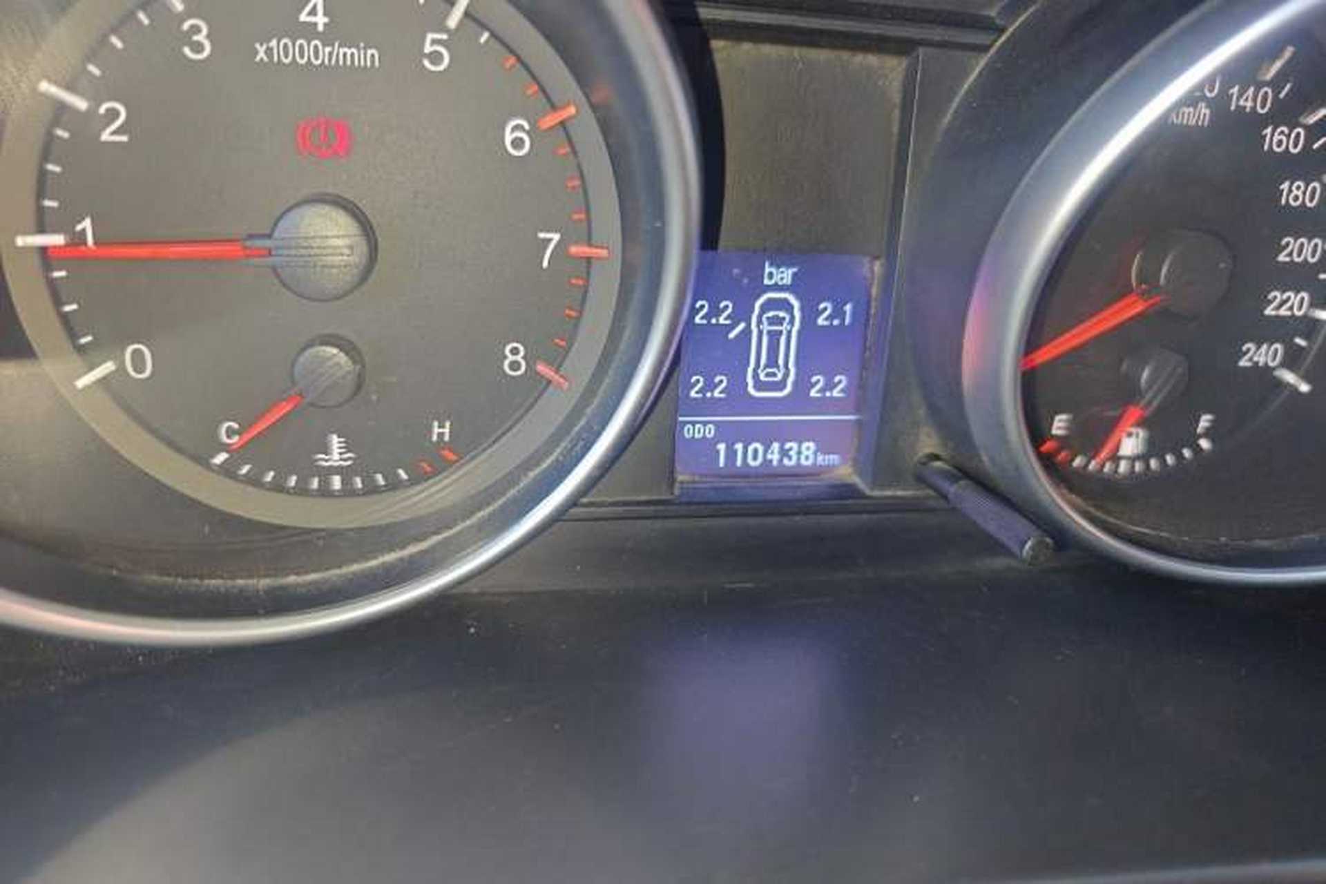 Used Haval H6 2014 Sport Version 1.5T Manual Two-Wheel Drive Elite Edition Odometer Close Up