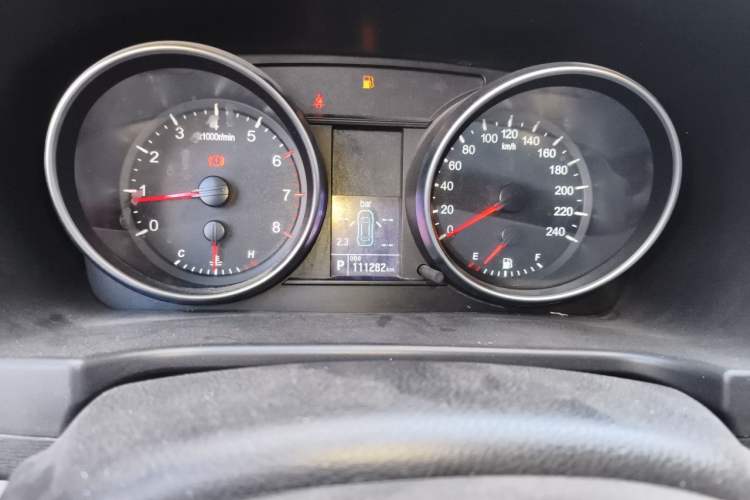 Used Haval H6 2014 Sport Edition 2.4L Automatic Elite Model Odometer Close Up